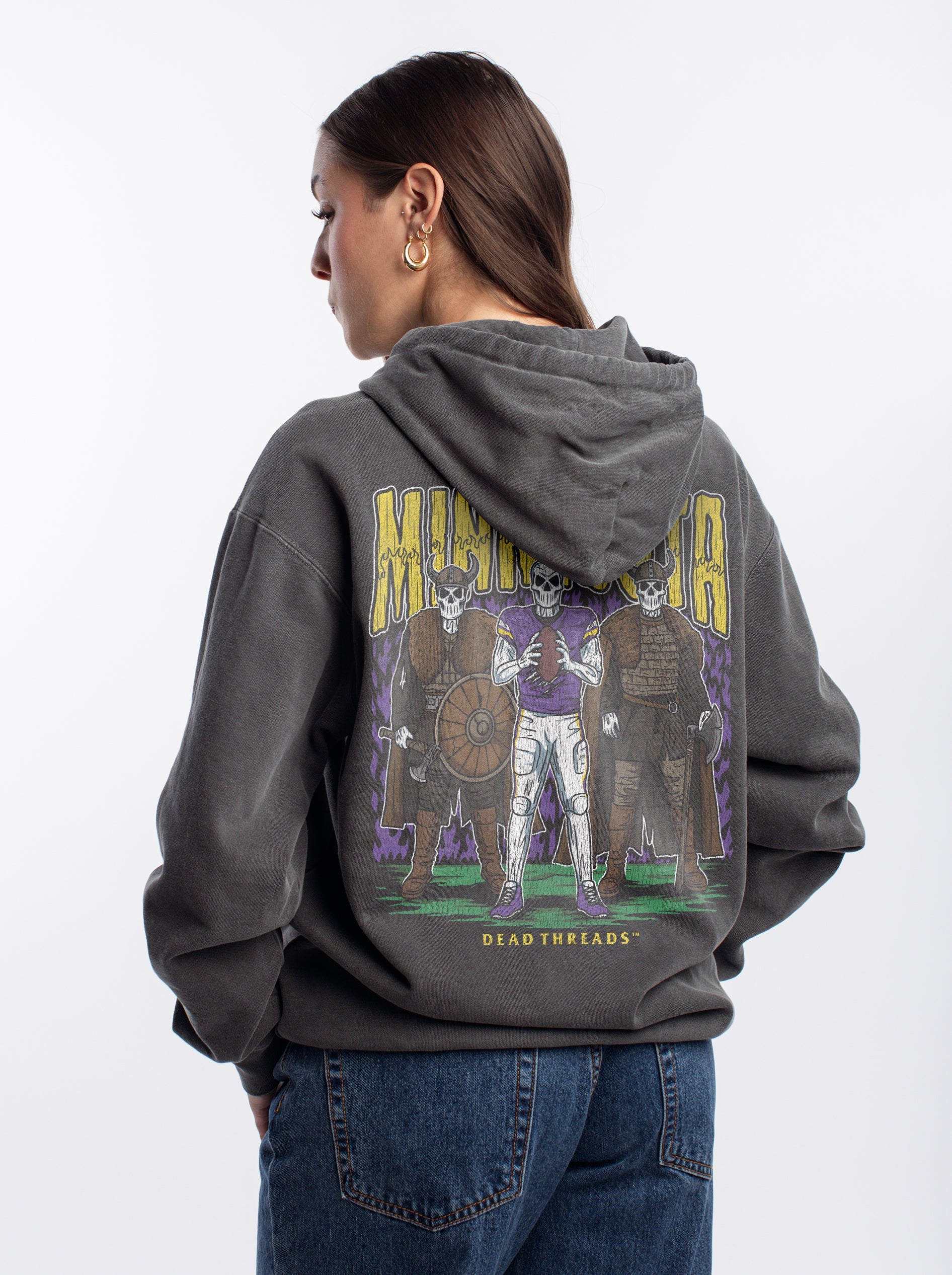 MINNESOTA FOOTBALL v3 - “DT ESSENTIAL" HOODIE – Hoodie – Dead Threads Apparel
