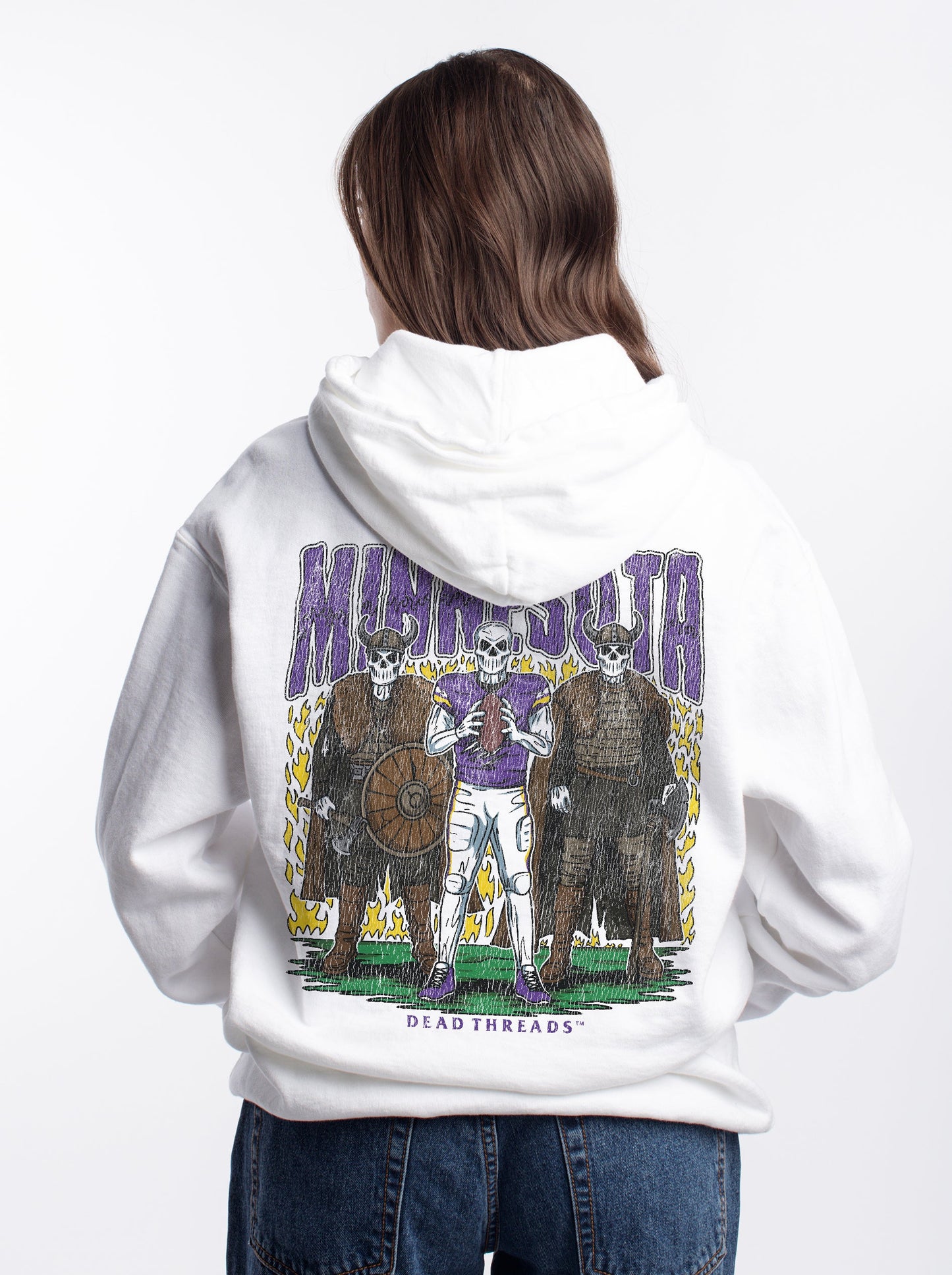 MINNESOTA FOOTBALL v3 - “DT ESSENTIAL" HOODIE – Hoodie – Dead Threads Apparel