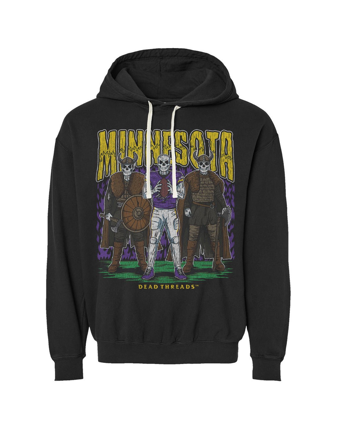 MINNESOTA FOOTBALL v3 - LIGHTWEIGHT HOODIE – Lightweight – Dead Threads Apparel