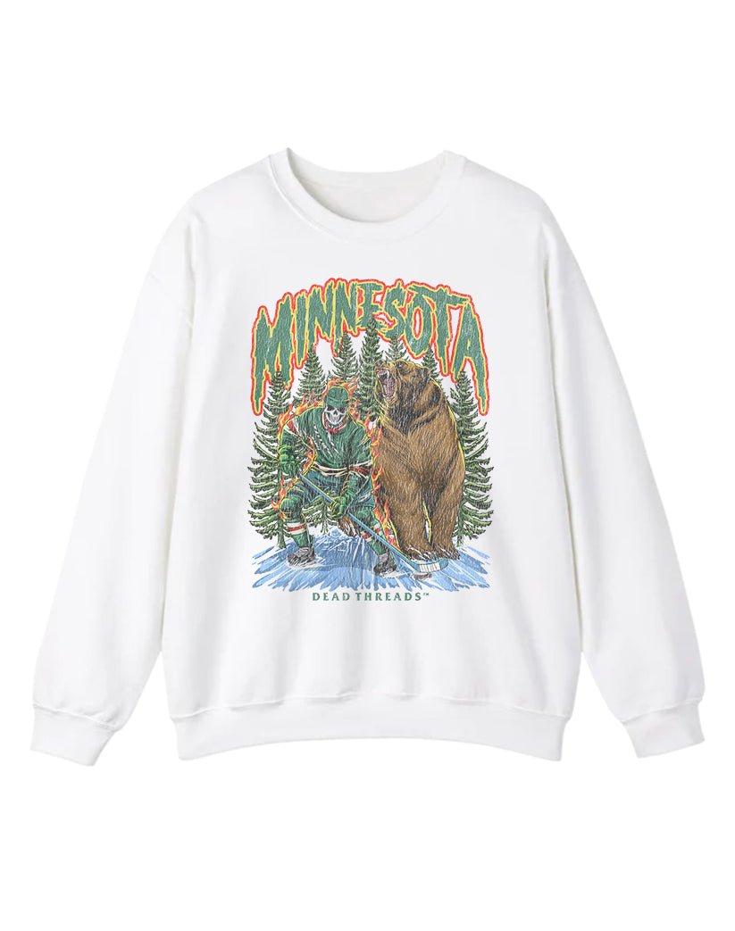 MINNESOTA HOCKEY CREWNECK SWEATSHIRT – Sweatshirt – Dead Threads Apparel