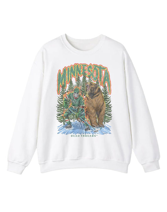 MINNESOTA HOCKEY CREWNECK SWEATSHIRT – Sweatshirt – Dead Threads Apparel