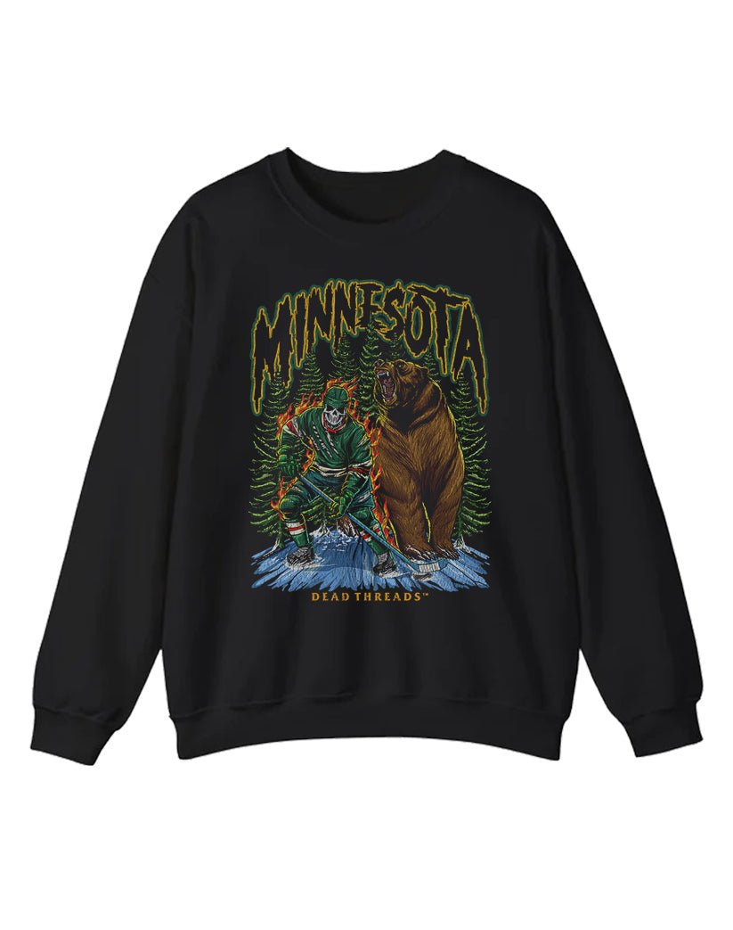MINNESOTA HOCKEY CREWNECK SWEATSHIRT – Sweatshirt – Dead Threads Apparel