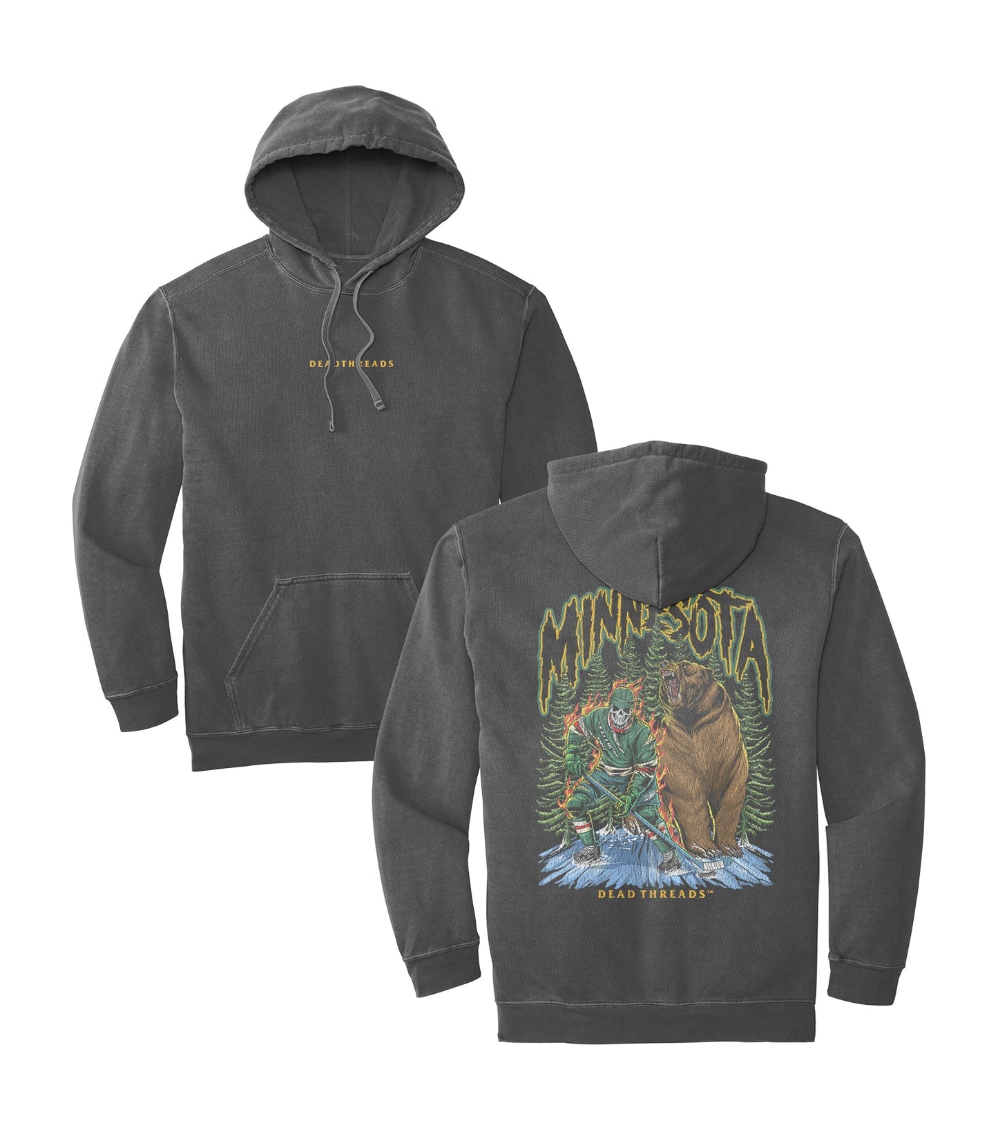MINNESOTA HOCKEY - “DT ESSENTIAL" HOODIE – Hoodie – Dead Threads Apparel