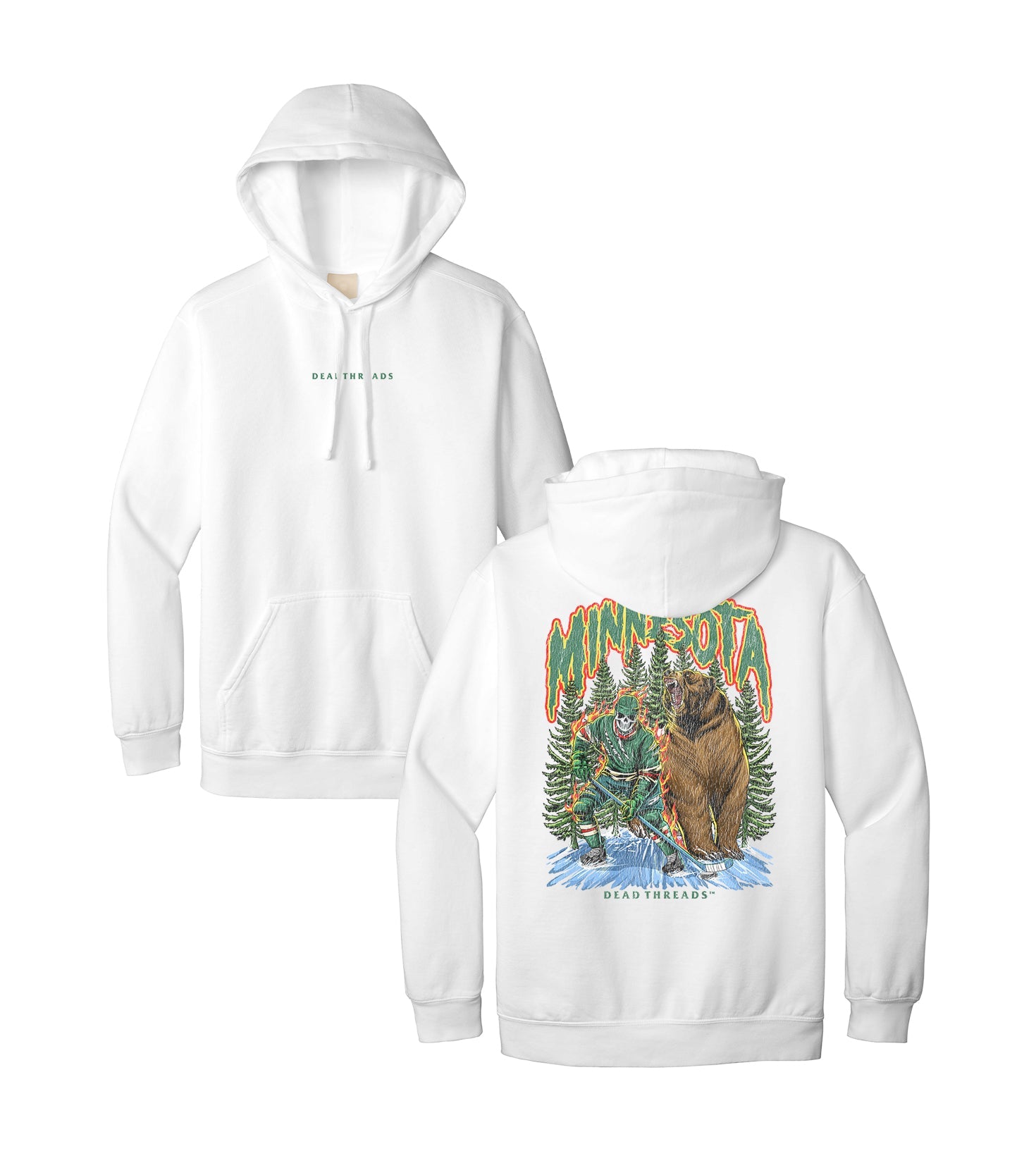 MINNESOTA HOCKEY - “DT ESSENTIAL" HOODIE – Hoodie – Dead Threads Apparel