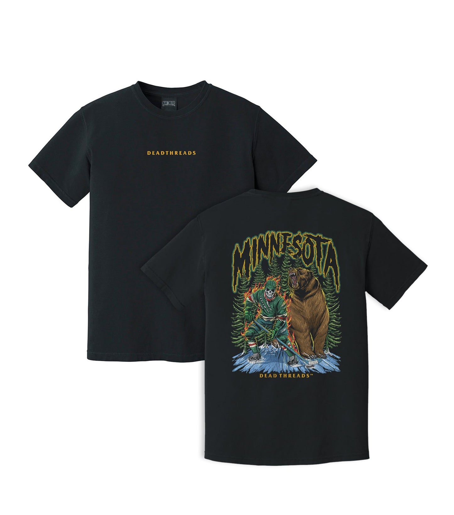 MINNESOTA HOCKEY - “DT ESSENTIAL" PREMIUM T - SHIRT – T-Shirt – Dead Threads Apparel
