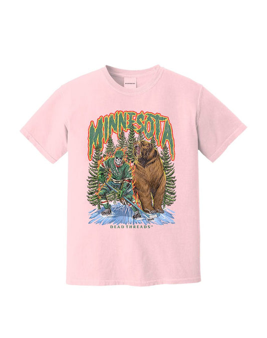 MINNESOTA HOCKEY - PINK – T-Shirt – Dead Threads Apparel