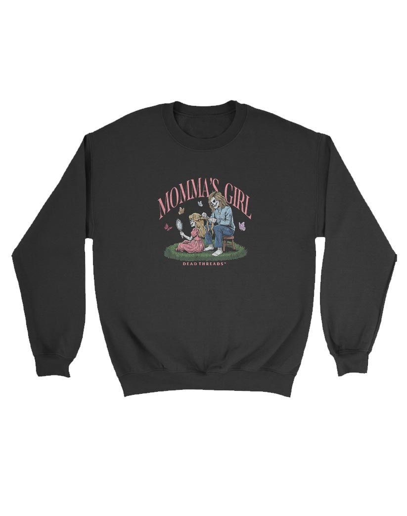 MOMMA’S GIRL- KIDS CREWNECK SWEATSHIRT – Kids clothes – Dead Threads Apparel