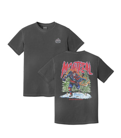 MONTREAL HOCKEY - “3 SKULL” PREMIUM T - SHIRT – T-Shirt – Dead Threads Apparel