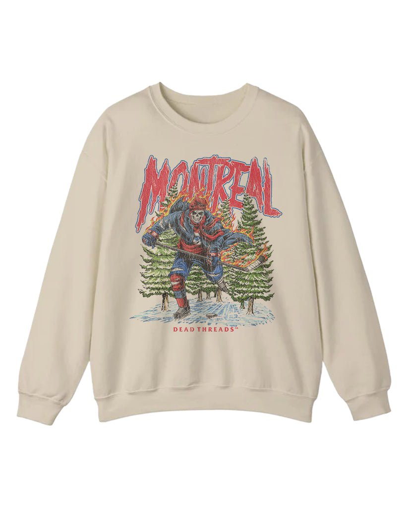 MONTREAL HOCKEY CREWNECK SWEATSHIRT – Sweatshirt – Dead Threads Apparel