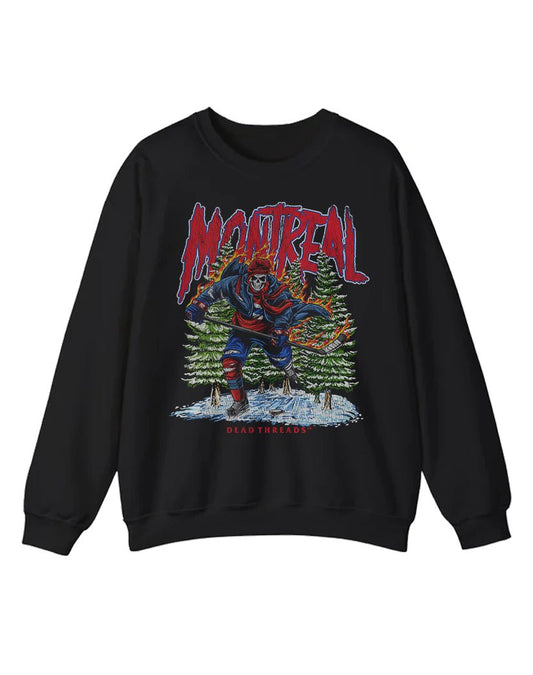 MONTREAL HOCKEY CREWNECK SWEATSHIRT – Sweatshirt – Dead Threads Apparel