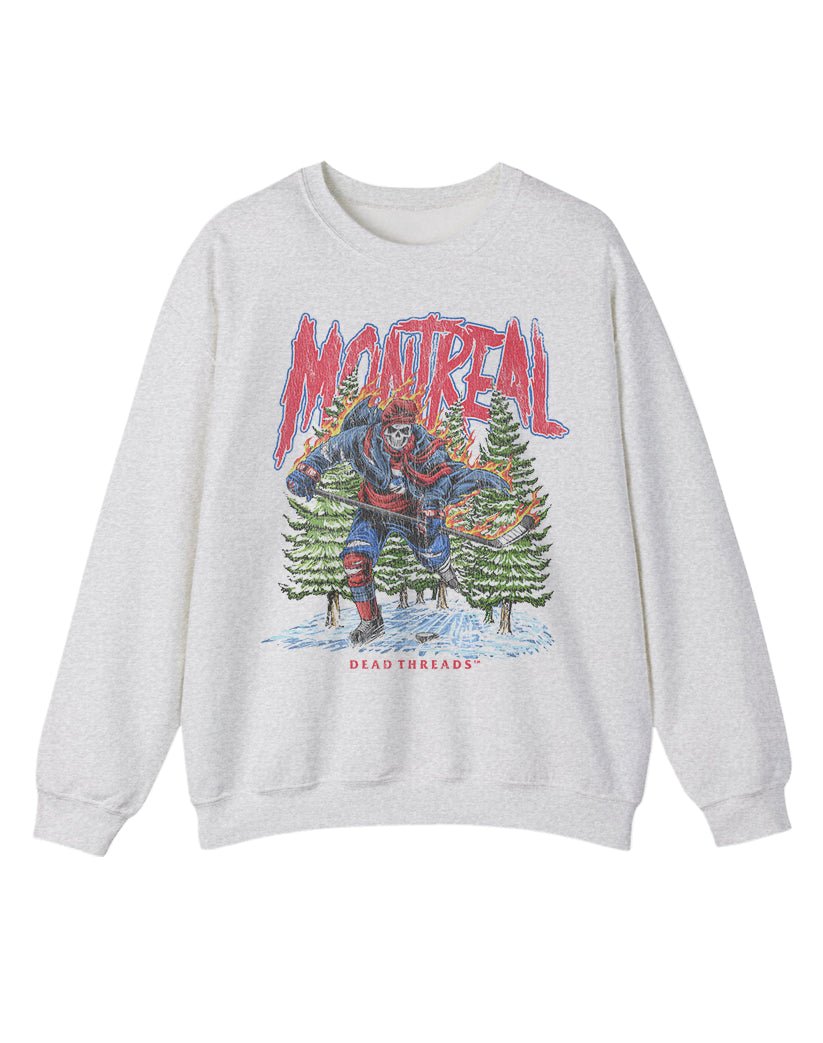 MONTREAL HOCKEY CREWNECK SWEATSHIRT – Sweatshirt – Dead Threads Apparel