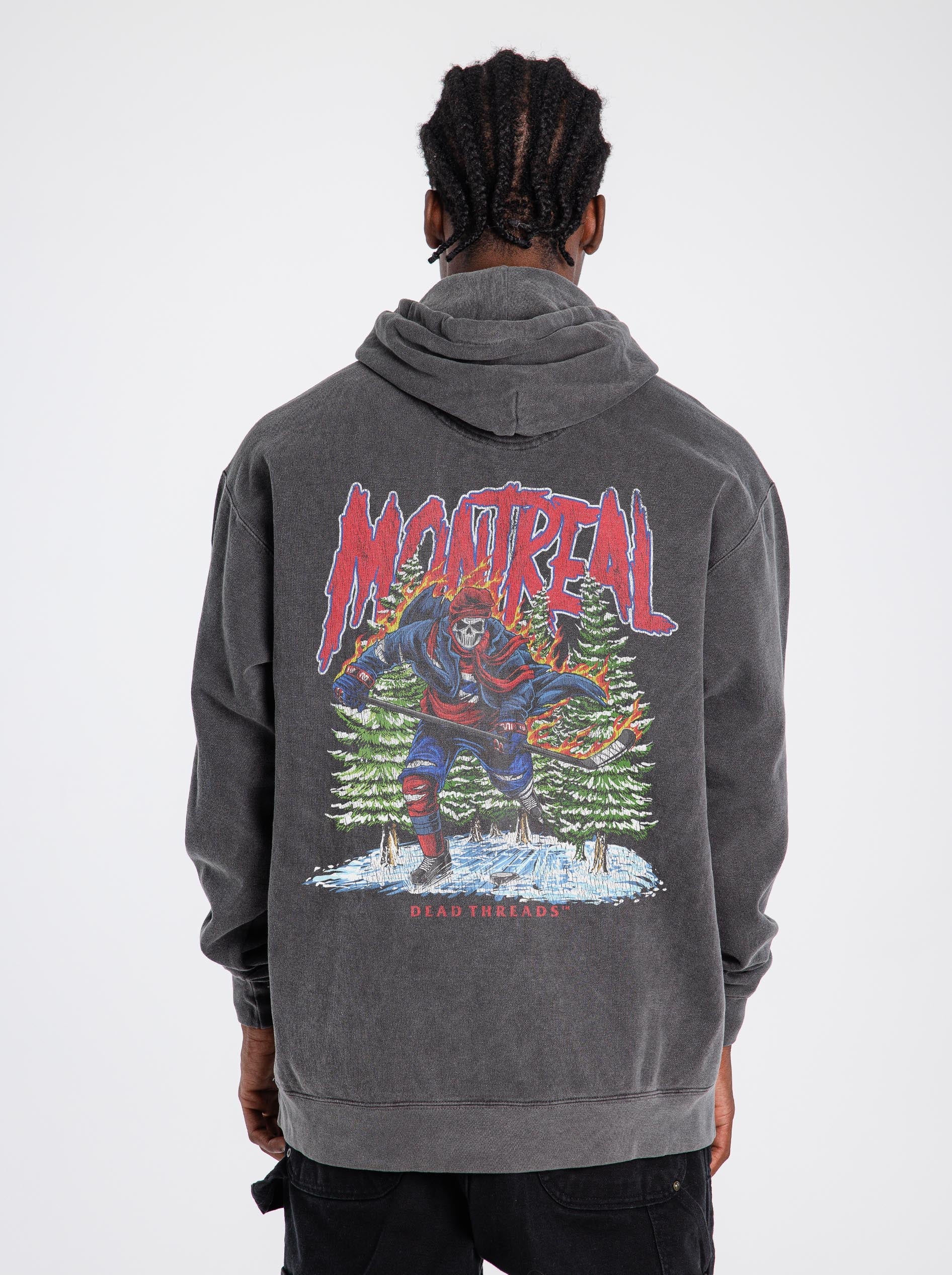 MONTREAL HOCKEY - “DT ESSENTIAL" HOODIE – Hoodie – Dead Threads Apparel