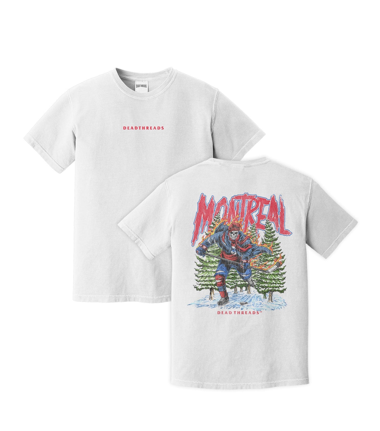 MONTREAL HOCKEY - “DT ESSENTIAL" PREMIUM T - SHIRT – T-Shirt – Dead Threads Apparel