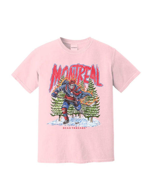 MONTREAL HOCKEY - PINK – T-Shirt – Dead Threads Apparel