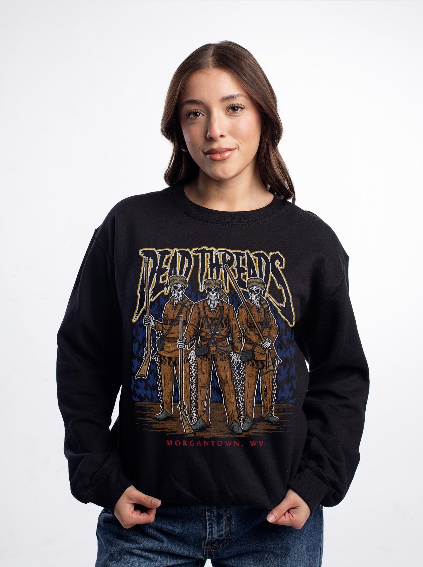 MORGANTOWN - CREWNECK SWEATSHIRT – Sweatshirt – Dead Threads Apparel