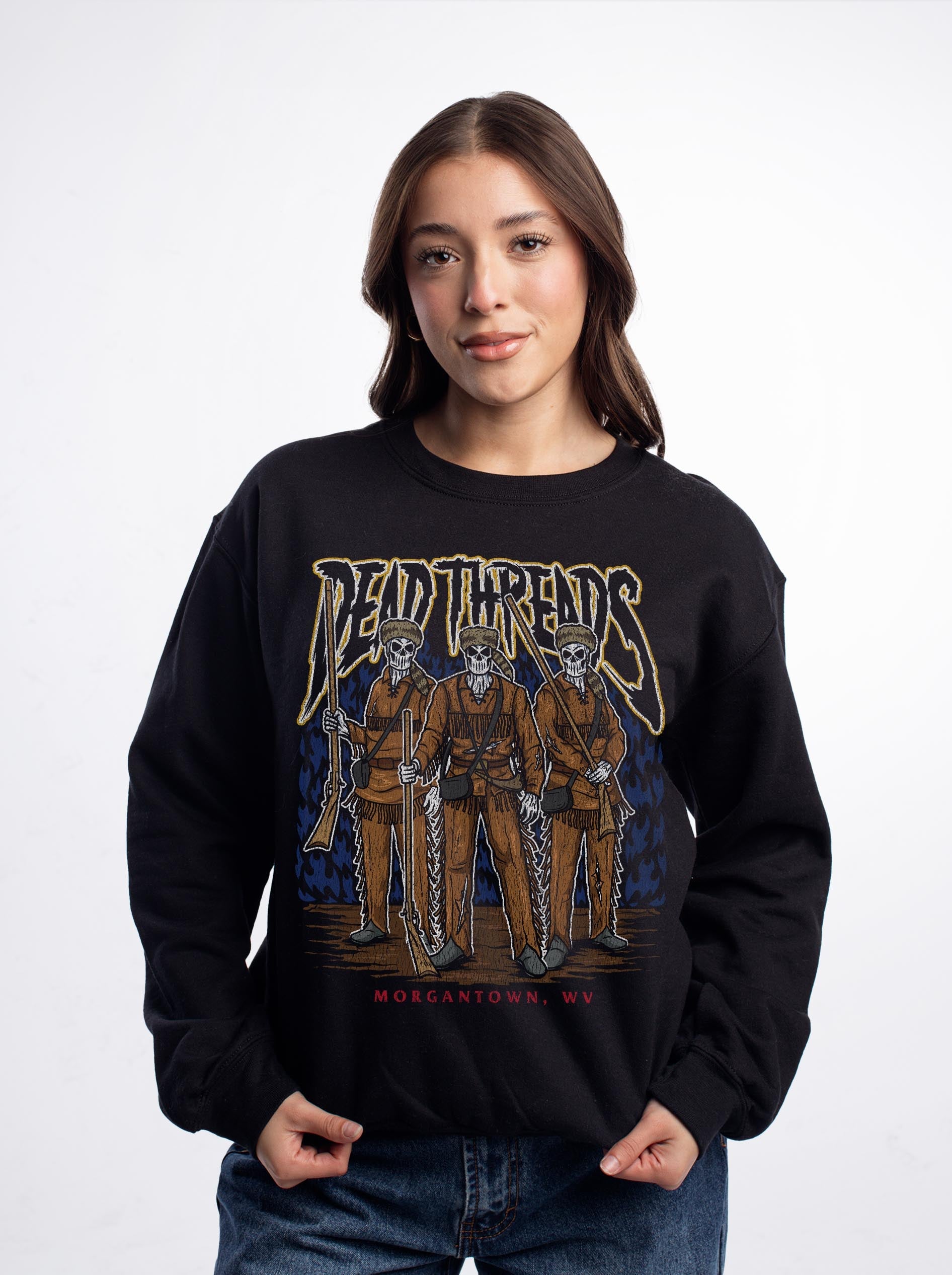 MORGANTOWN - CREWNECK SWEATSHIRT – Sweatshirt – Dead Threads Apparel