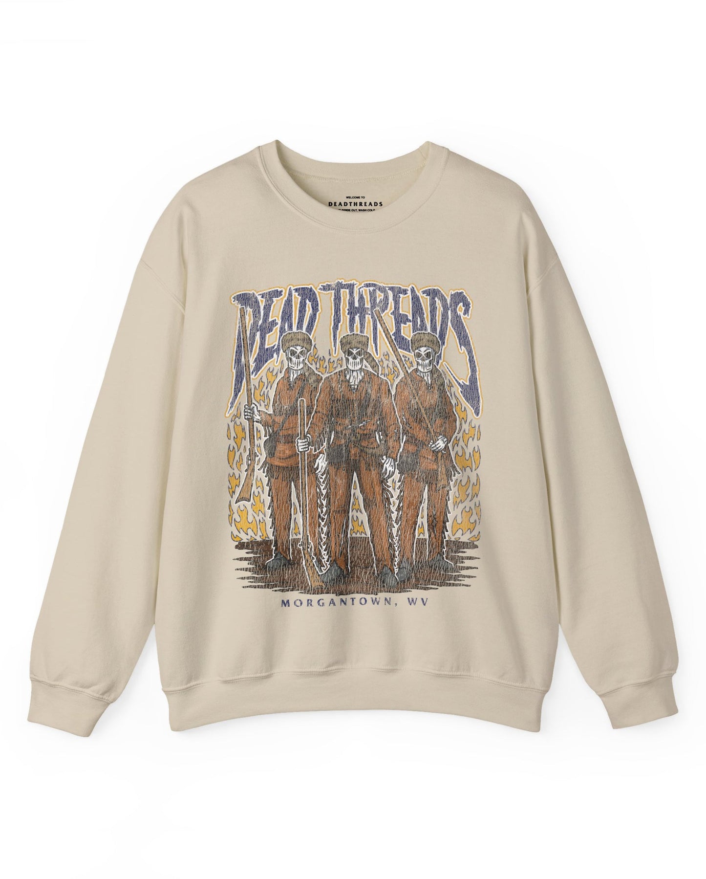 MORGANTOWN - CREWNECK SWEATSHIRT – Sweatshirt – Dead Threads Apparel
