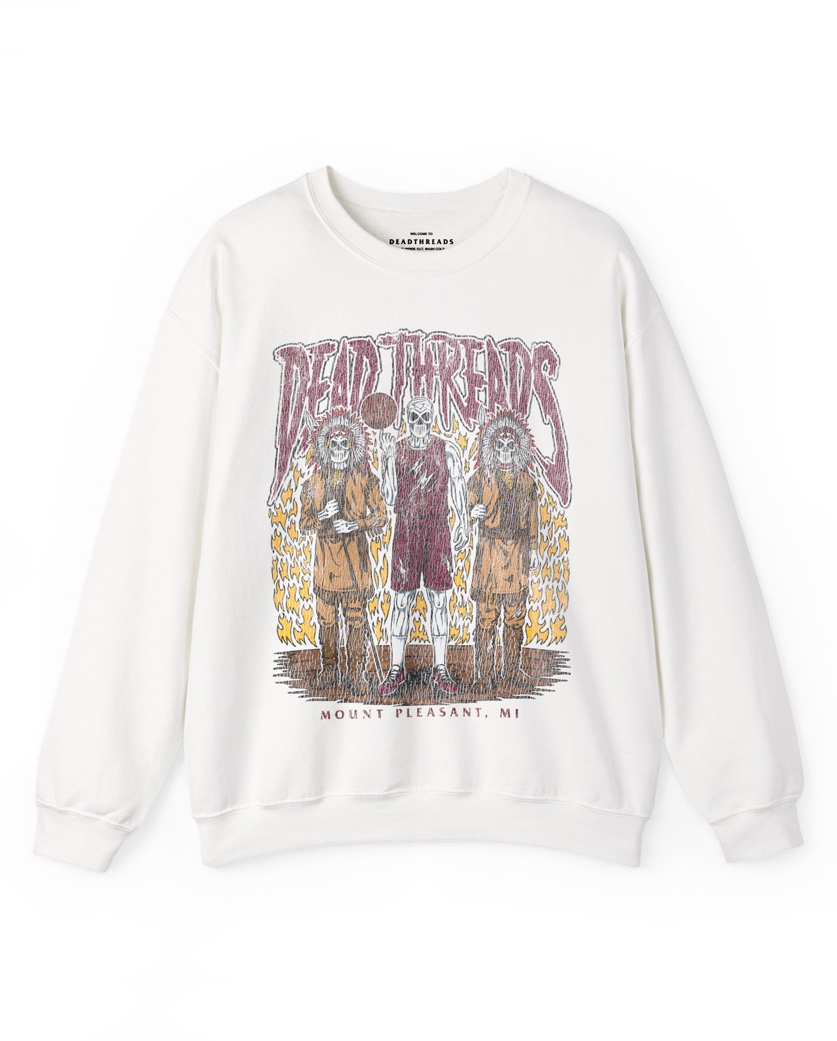 MOUNT PLEASANT BASKETBALL - CREWNECK SWEATSHIRT – Sweatshirt – Dead Threads Apparel