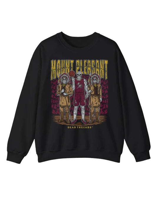 MOUNT PLEASANT BASKETBALL CREWNECK SWEATSHIRT – Sweatshirt – Dead Threads Apparel