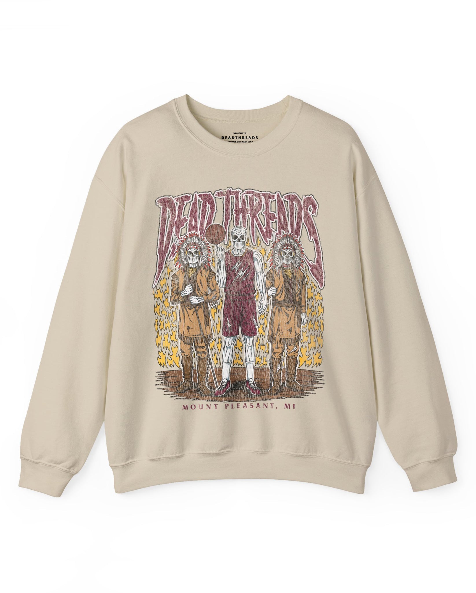 MOUNT PLEASANT BASKETBALL - CREWNECK SWEATSHIRT – Sweatshirt – Dead Threads Apparel