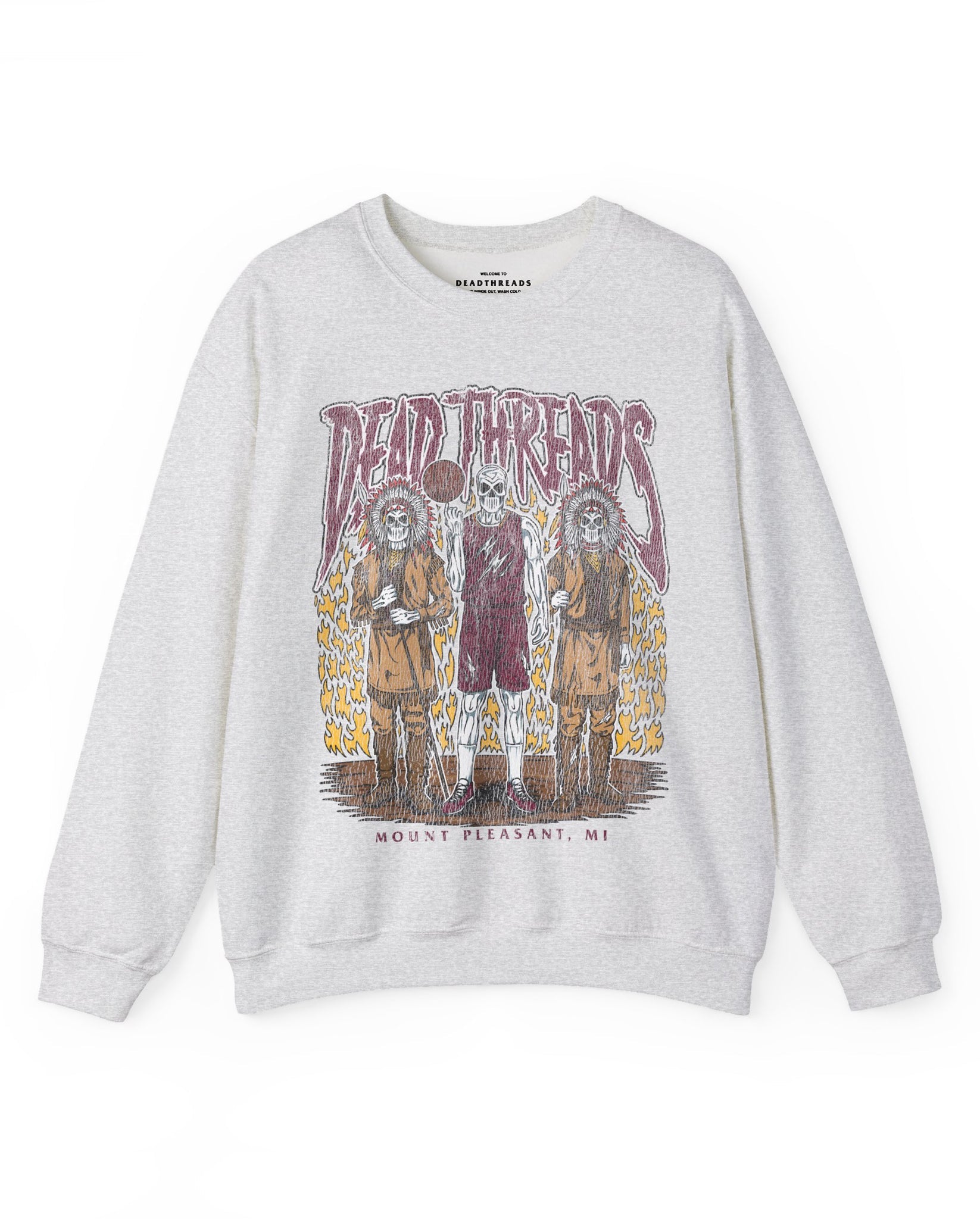 MOUNT PLEASANT BASKETBALL - CREWNECK SWEATSHIRT – Sweatshirt – Dead Threads Apparel