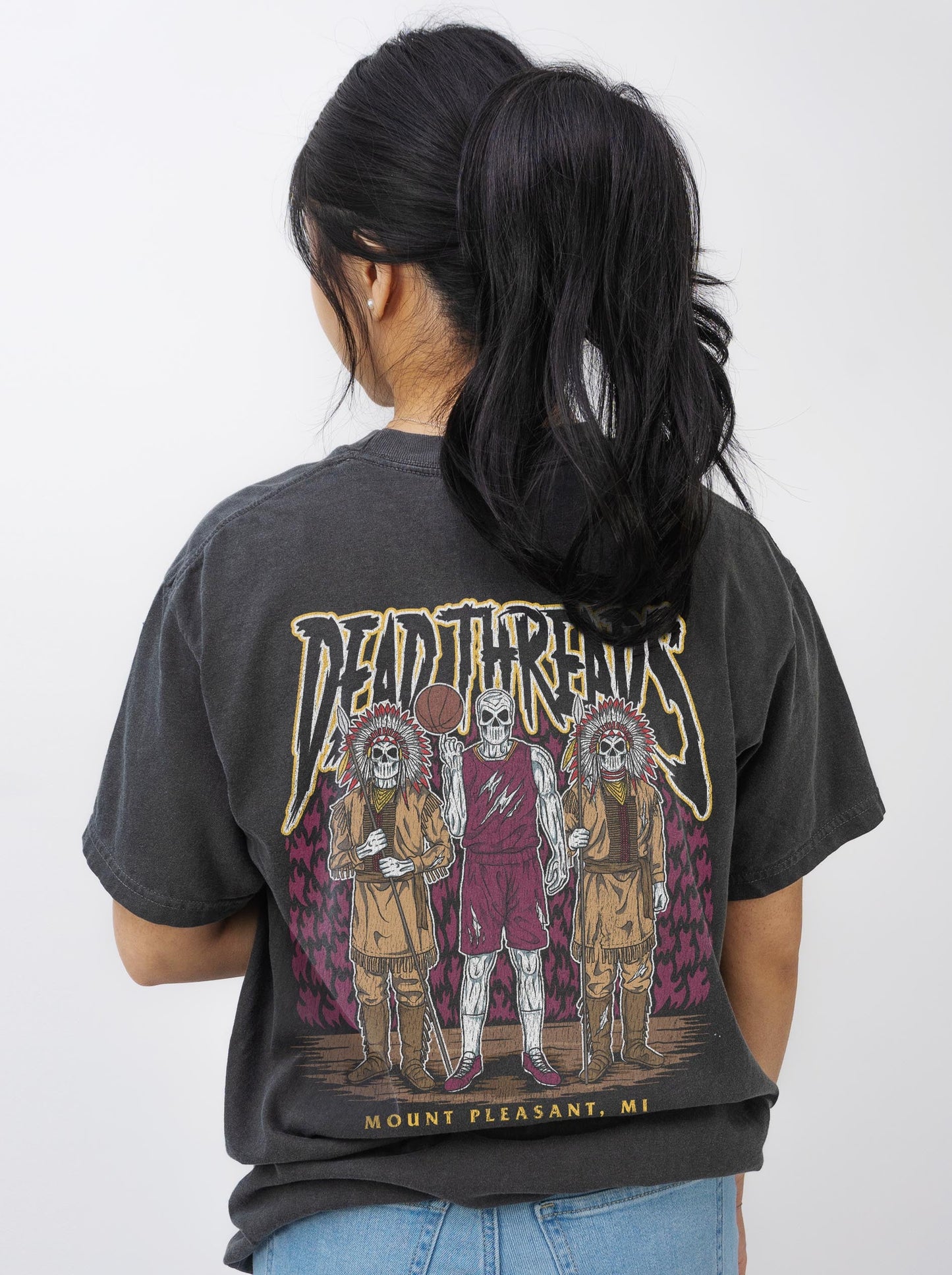 MOUNT PLEASANT BASKETBALL - “DT ESSENTIAL" PREMIUM T-SHIRT – T-Shirt – Dead Threads Apparel