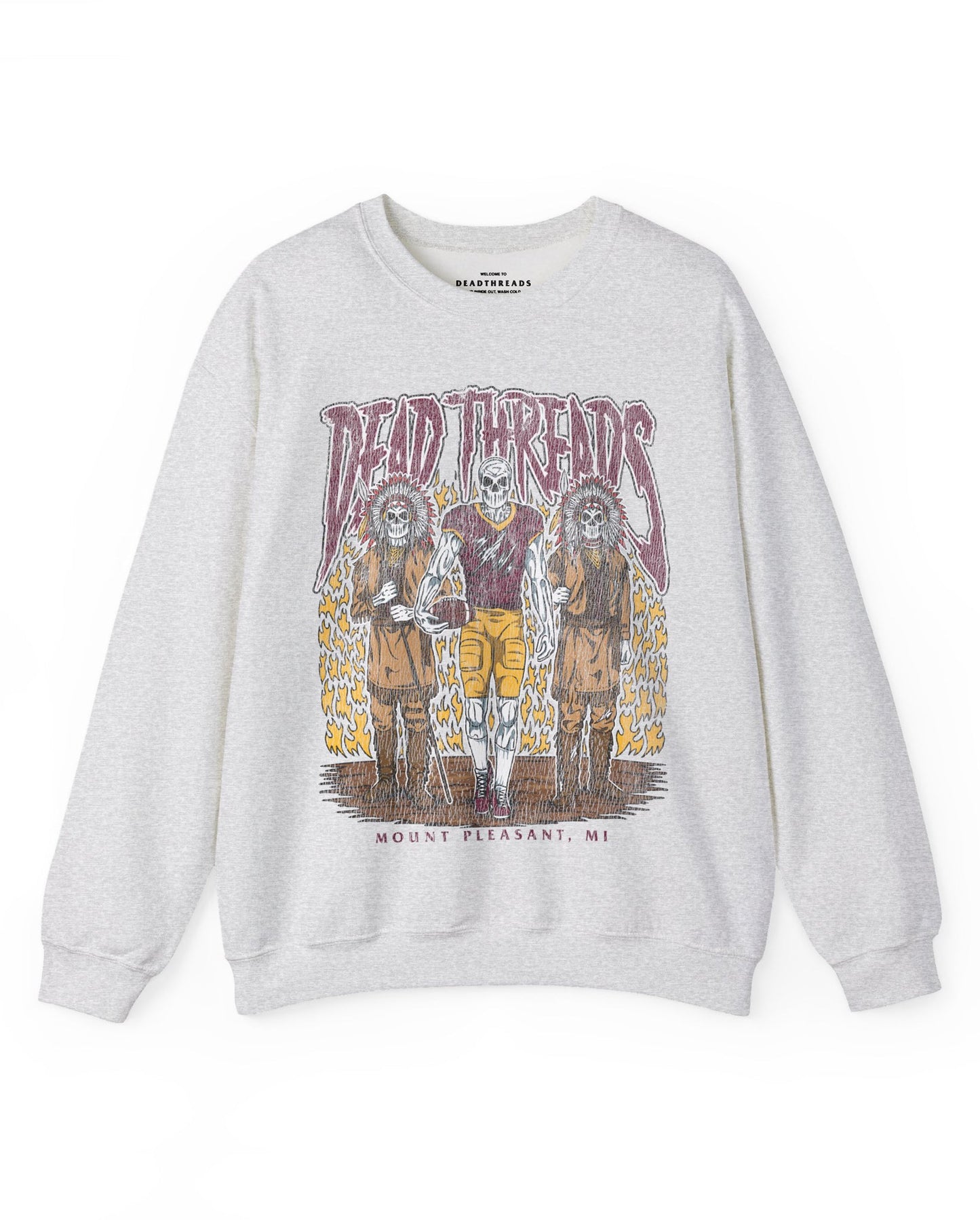 MOUNT PLEASANT FOOTBALL - CREWNECK SWEATSHIRT – Sweatshirt – Dead Threads Apparel