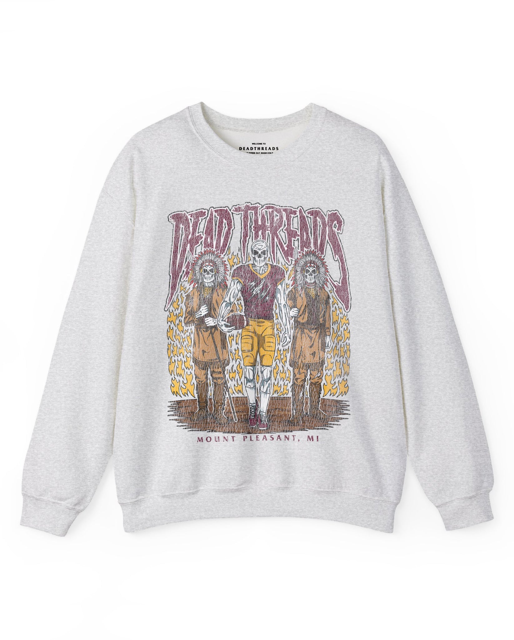 MOUNT PLEASANT FOOTBALL - CREWNECK SWEATSHIRT – Sweatshirt – Dead Threads Apparel