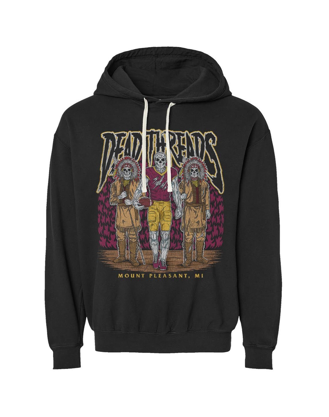 MOUNT PLEASANT FOOTBALL - LIGHTWEIGHT HOODIE – Lightweight – Dead Threads Apparel