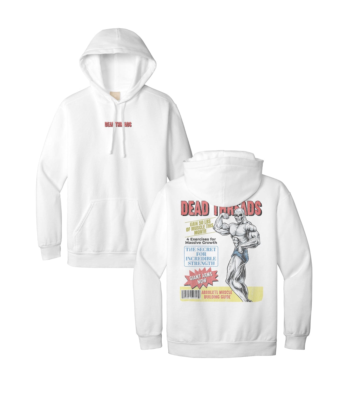 MUSCLE MAG, Vol. 1 - “DT ESSENTIAL" HOODIE – Hoodie – Dead Threads Apparel