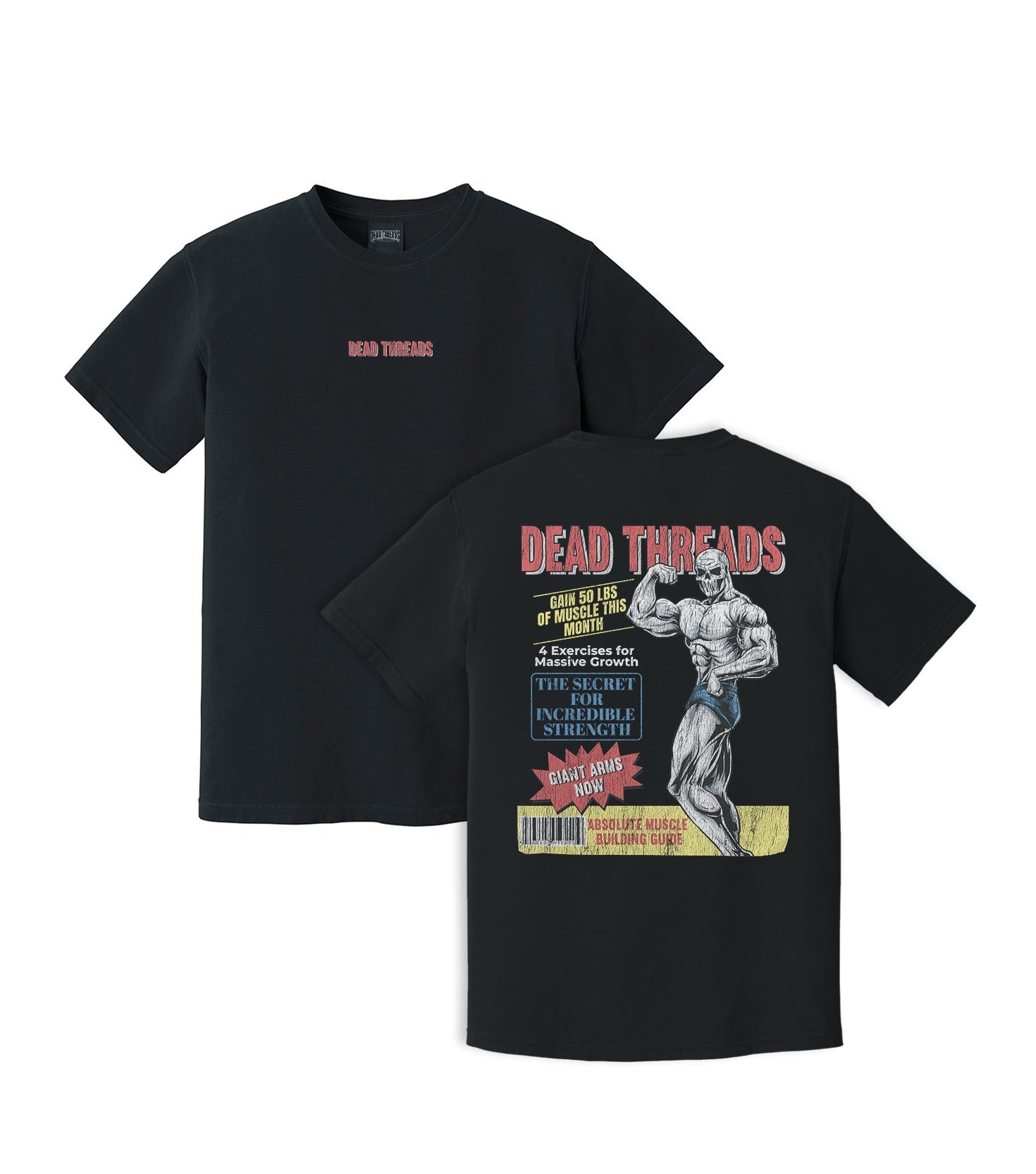 MUSCLE MAG, Vol. 1 - “DT ESSENTIAL" PREMIUM T - SHIRT – T-Shirt – Dead Threads Apparel