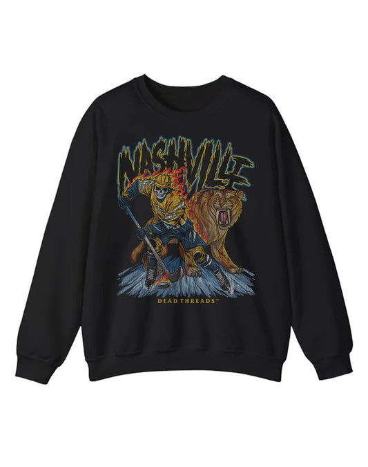 NASHVILLE HOCKEY CREWNECK SWEATSHIRT – Sweatshirt – Dead Threads Apparel