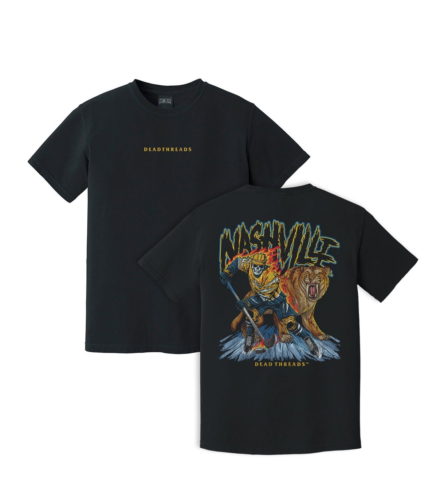 NASHVILLE HOCKEY - “DT ESSENTIAL" PREMIUM T - SHIRT – T-Shirt – Dead Threads Apparel