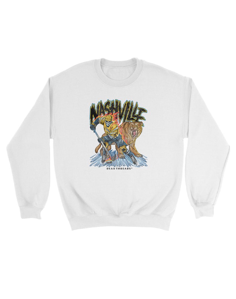 NASHVILLE HOCKEY KIDS CREWNECK SWEATSHIRT – Kids clothes – Dead Threads Apparel