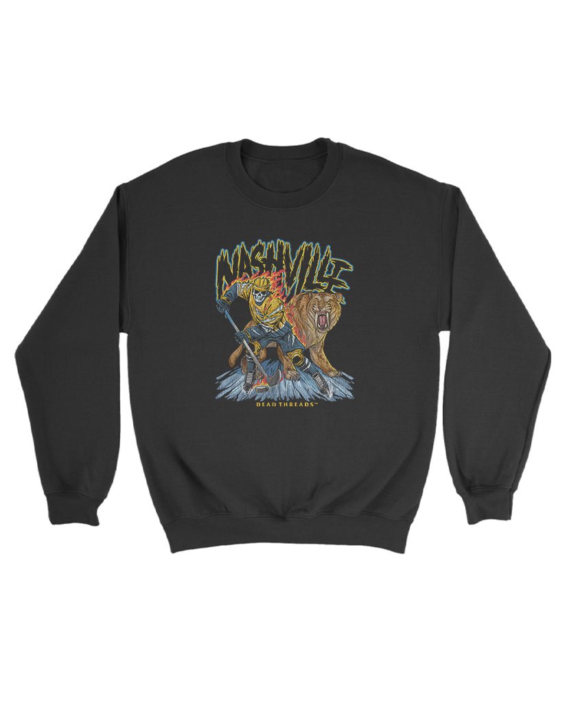 NASHVILLE HOCKEY KIDS CREWNECK SWEATSHIRT – Kids clothes – Dead Threads Apparel