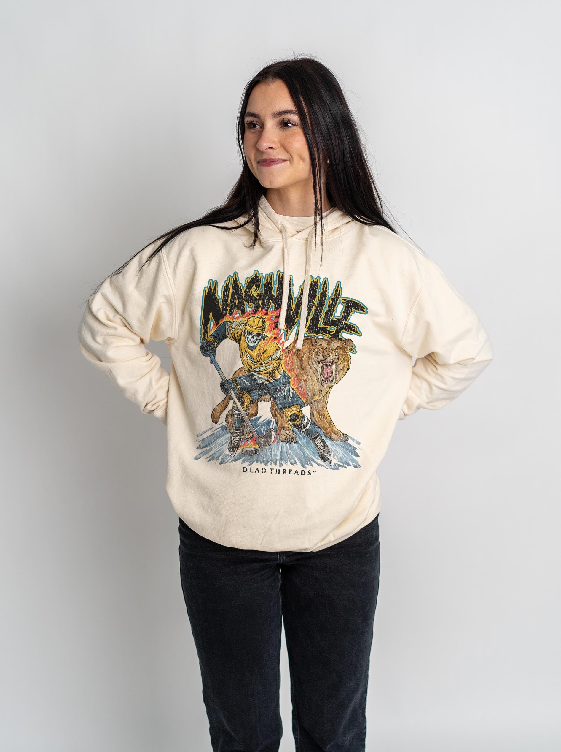 NASHVILLE HOCKEY - LIGHTWEIGHT HOODIE – Lightweight – Dead Threads Apparel