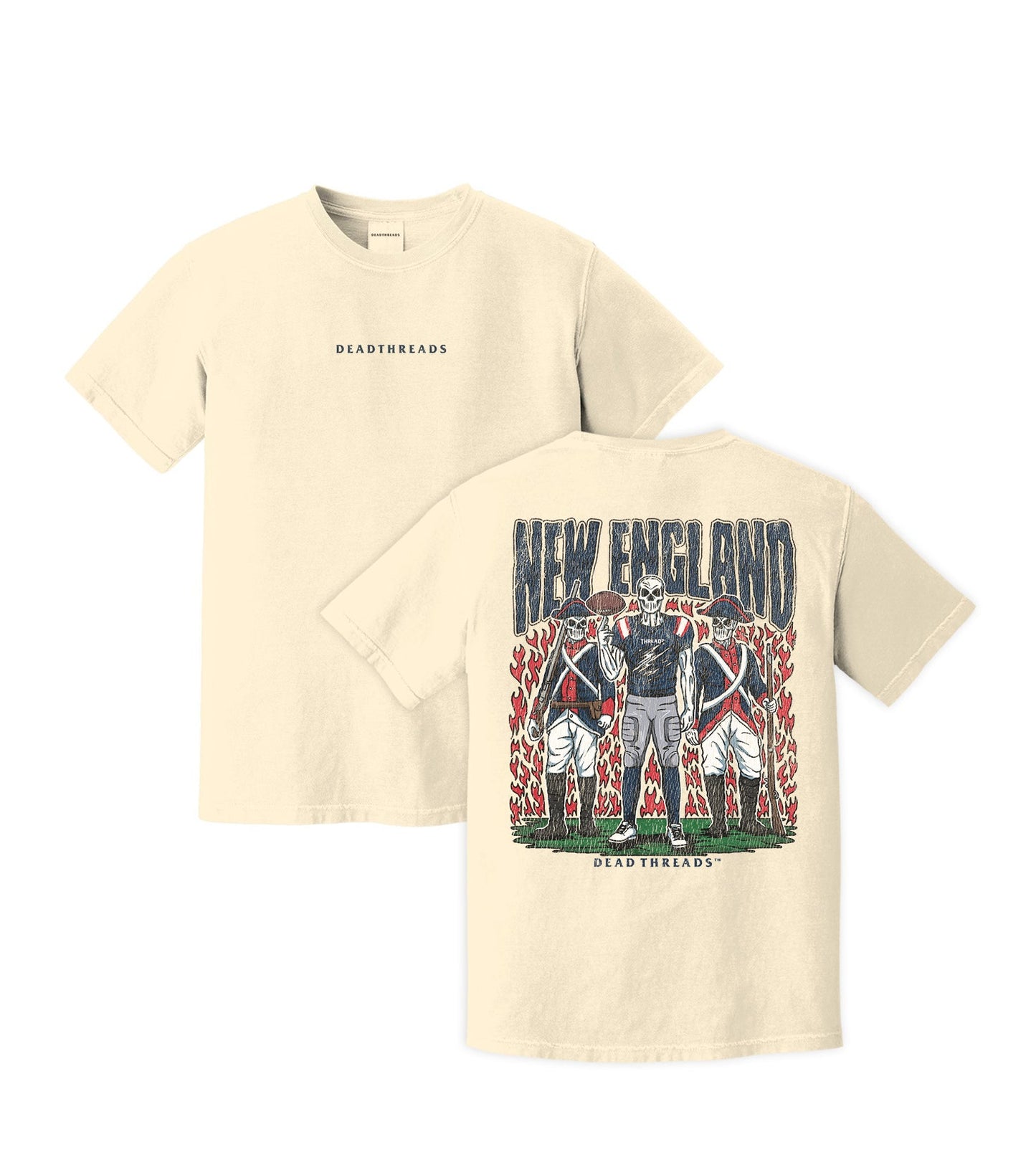 NEW ENGLAND FOOTBALL - “DT ESSENTIAL" PREMIUM T - SHIRT – T-Shirt – Dead Threads Apparel