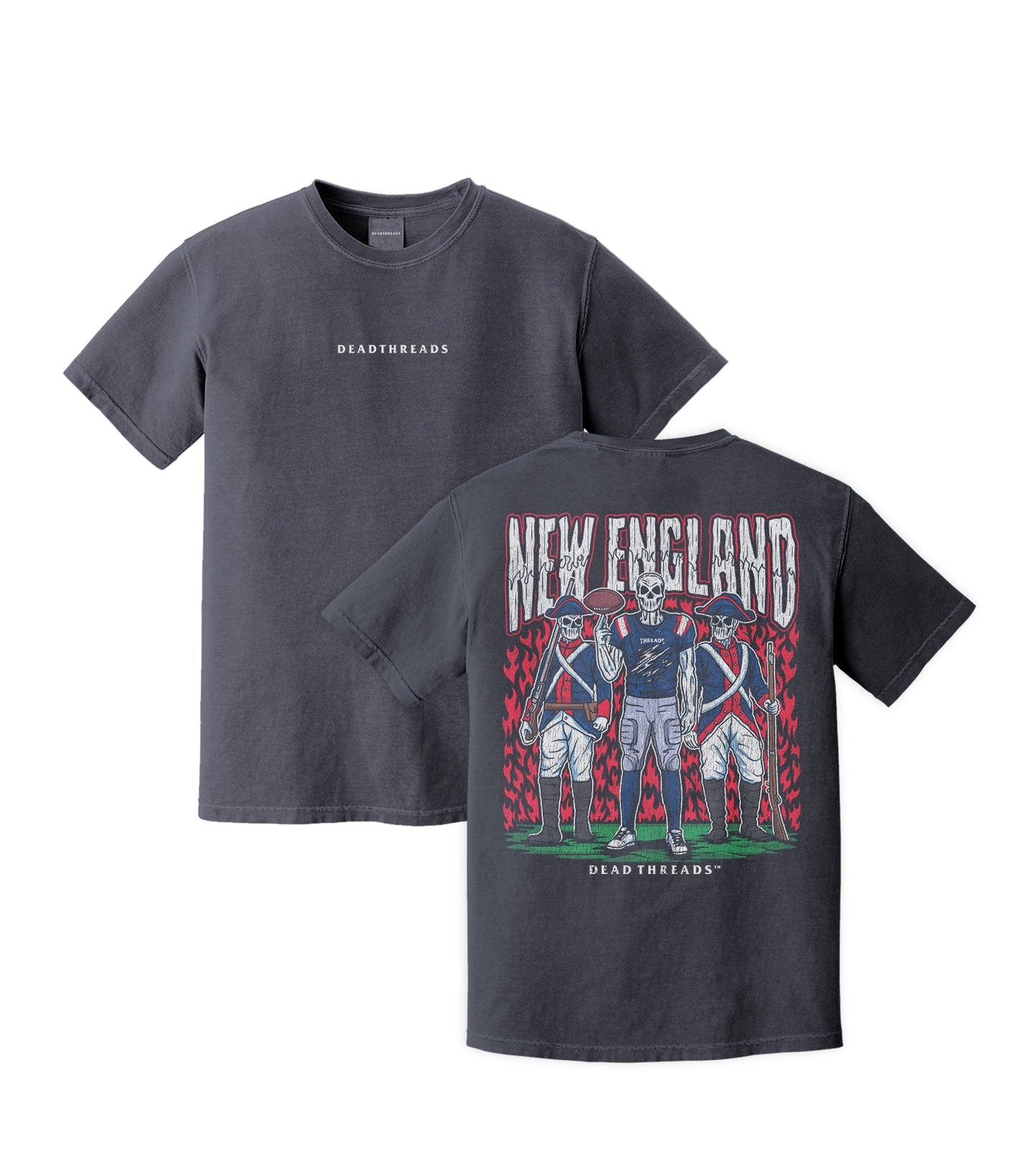 NEW ENGLAND FOOTBALL - “DT ESSENTIAL" PREMIUM T - SHIRT – T-Shirt – Dead Threads Apparel