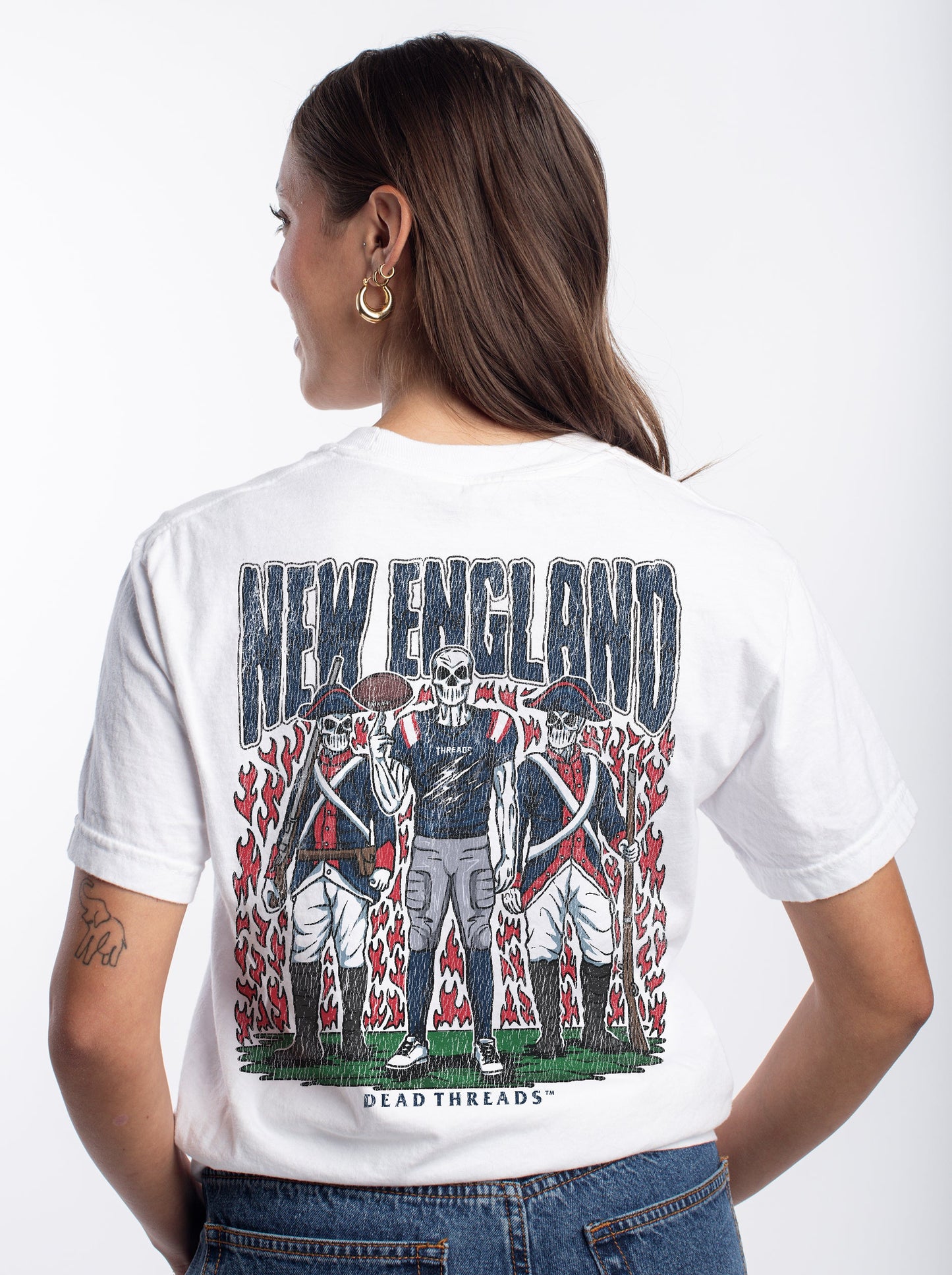 NEW ENGLAND FOOTBALL - “DT ESSENTIAL" PREMIUM T - SHIRT – T-Shirt – Dead Threads Apparel