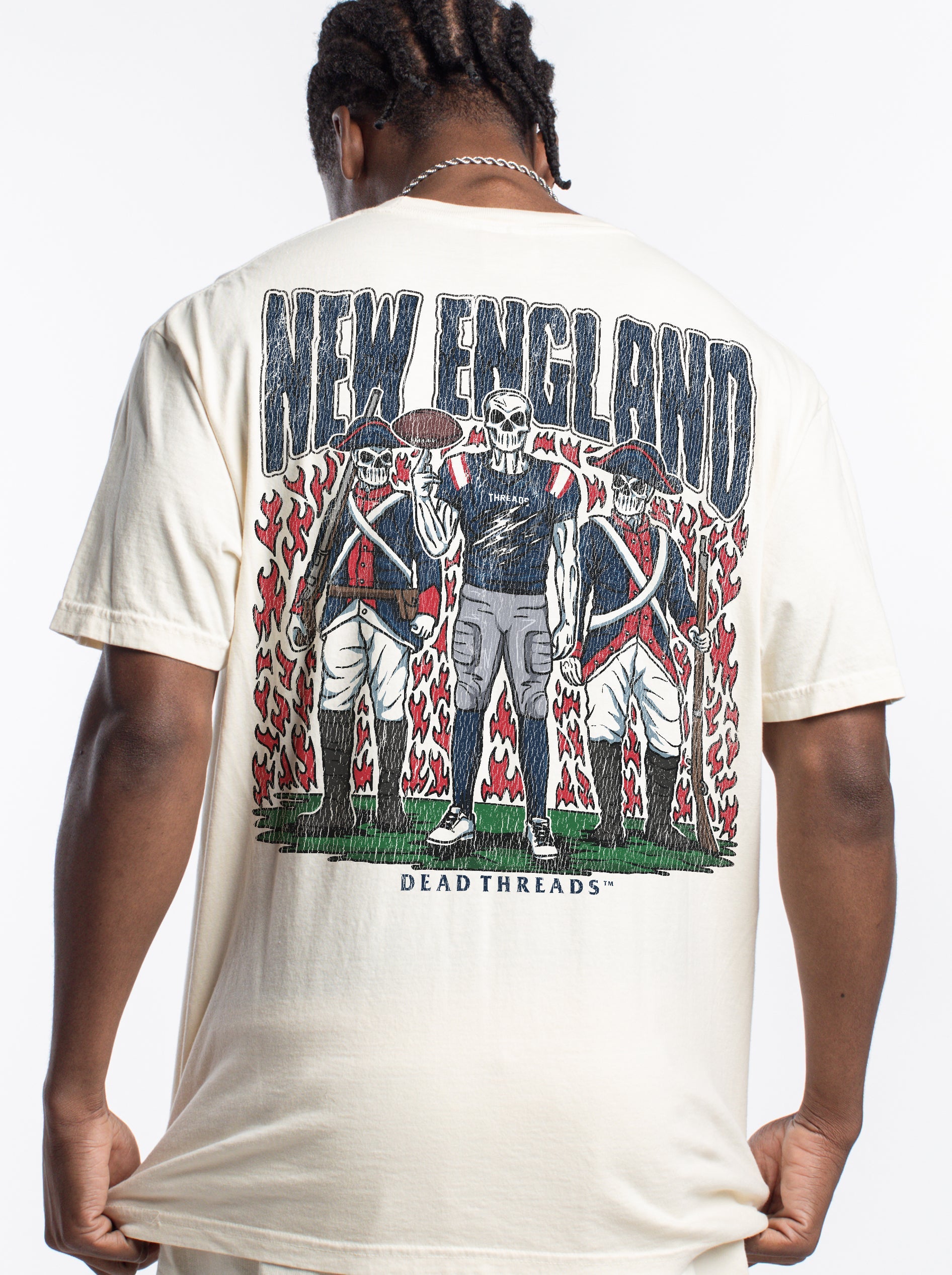 NEW ENGLAND FOOTBALL - “DT ESSENTIAL" PREMIUM T - SHIRT – T-Shirt – Dead Threads Apparel