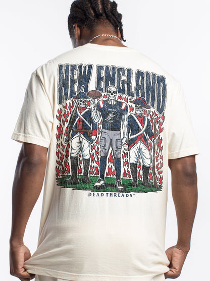 NEW ENGLAND FOOTBALL - “DT ESSENTIAL" PREMIUM T - SHIRT – T-Shirt – Dead Threads Apparel