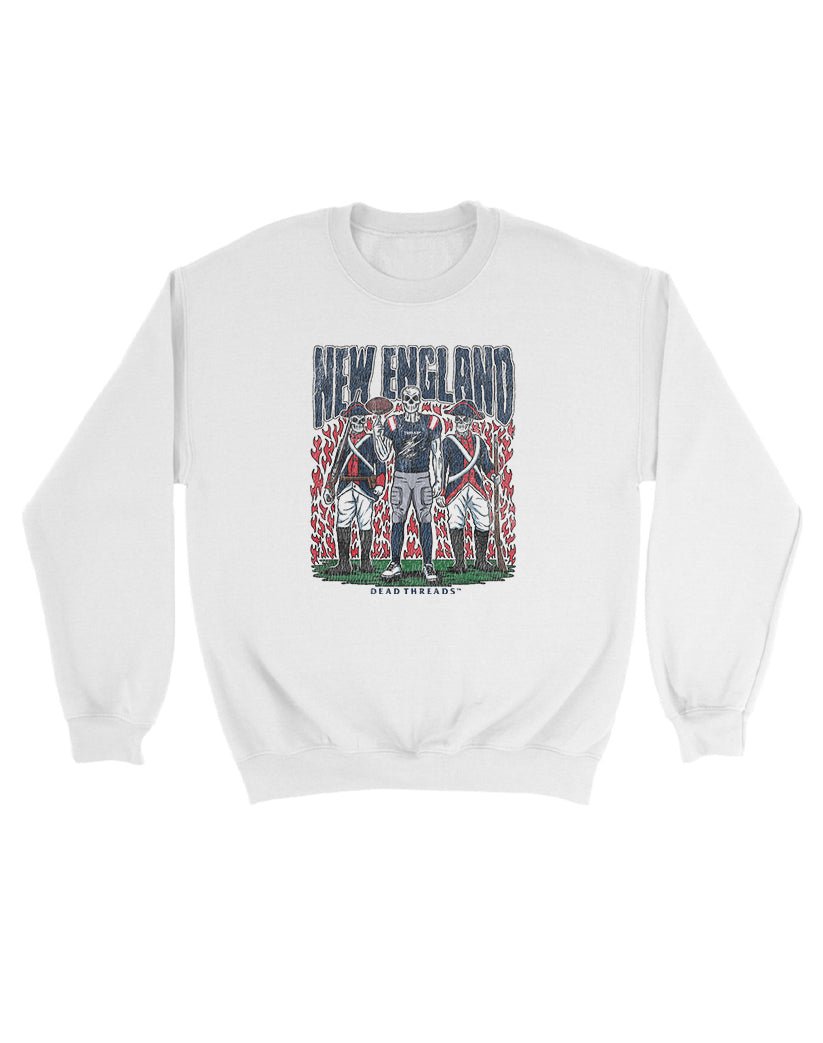 NEW ENGLAND FOOTBALL KIDS CREWNECK SWEATSHIRT – Kids clothes – Dead Threads Apparel