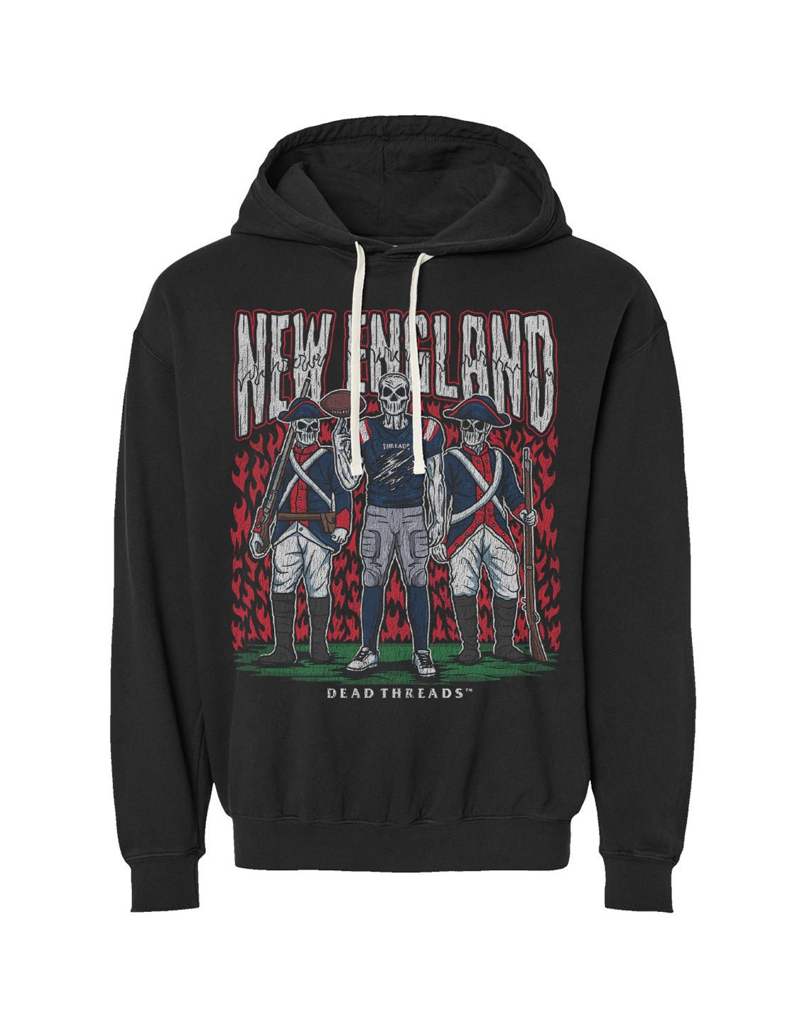 NEW ENGLAND FOOTBALL - LIGHTWEIGHT HOODIE – Lightweight – Dead Threads Apparel