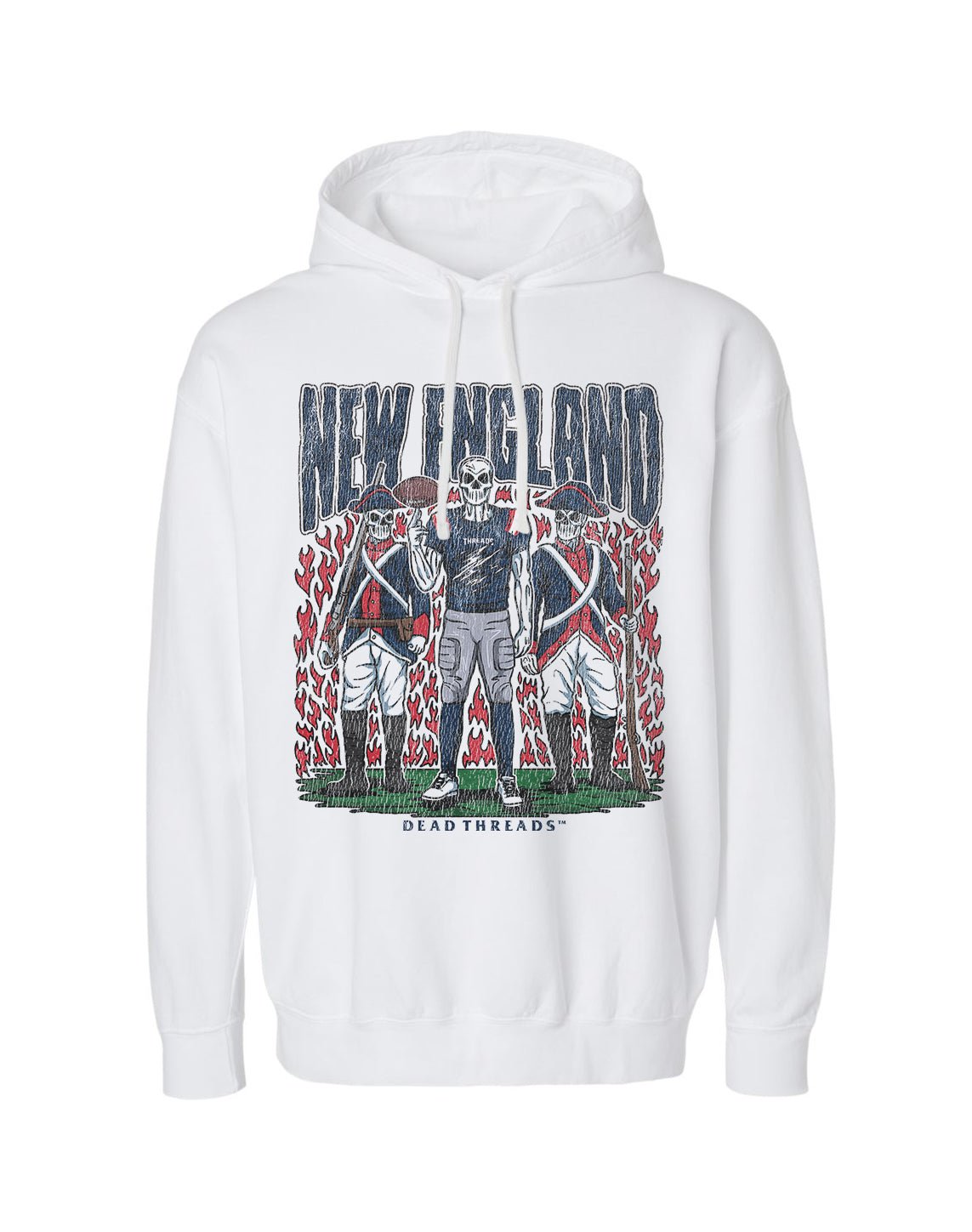 NEW ENGLAND FOOTBALL - LIGHTWEIGHT HOODIE – Lightweight – Dead Threads Apparel