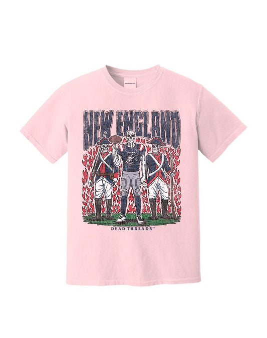 NEW ENGLAND FOOTBALL - PINK – T-Shirt – Dead Threads Apparel