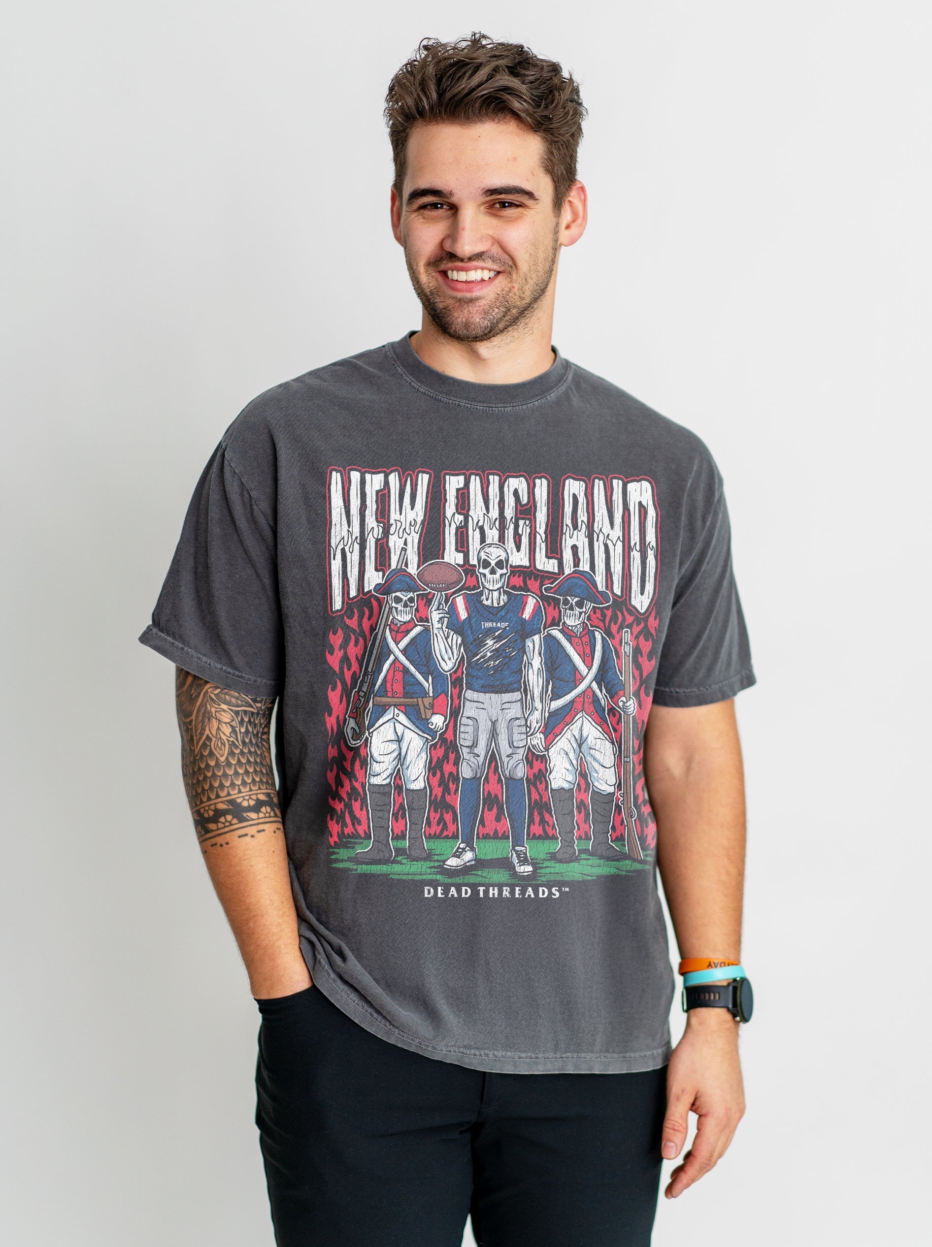 NEW ENGLAND FOOTBALL – T-Shirt – Dead Threads Apparel