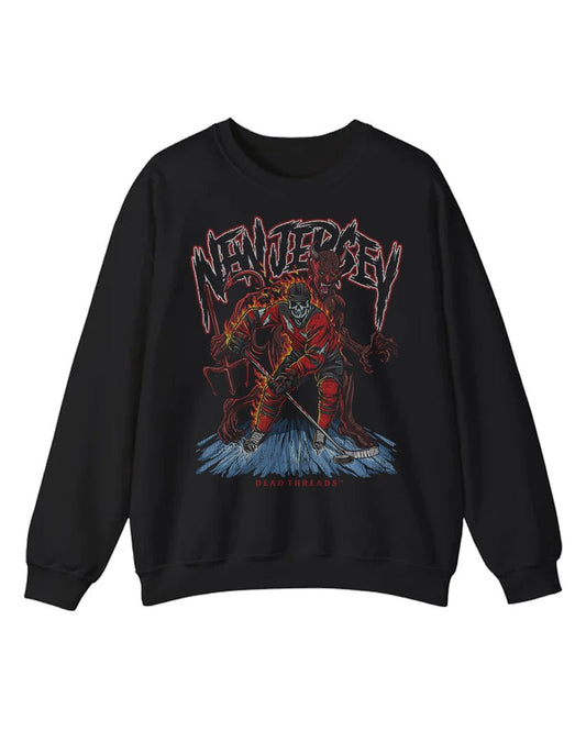 NEW JERSEY HOCKEY CREWNECK SWEATSHIRT – Sweatshirt – Dead Threads Apparel
