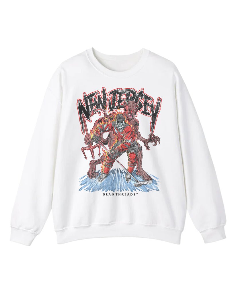 NEW JERSEY HOCKEY CREWNECK SWEATSHIRT – Sweatshirt – Dead Threads Apparel