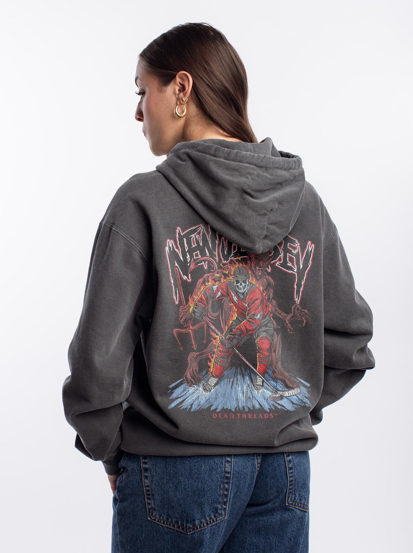 NEW JERSEY HOCKEY - “DT ESSENTIAL" HOODIE – Hoodie – Dead Threads Apparel