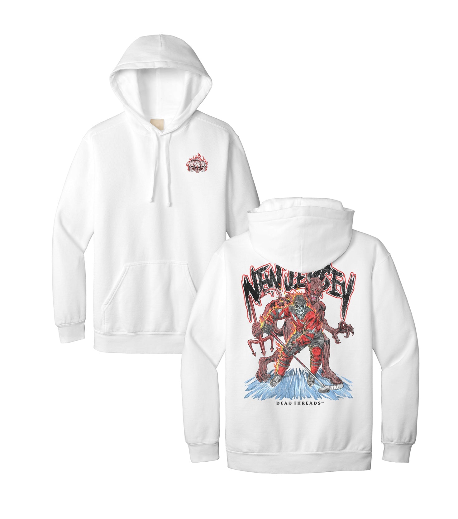 NEW JERSEY HOCKEY - HOODIE – Hoodie – Dead Threads Apparel